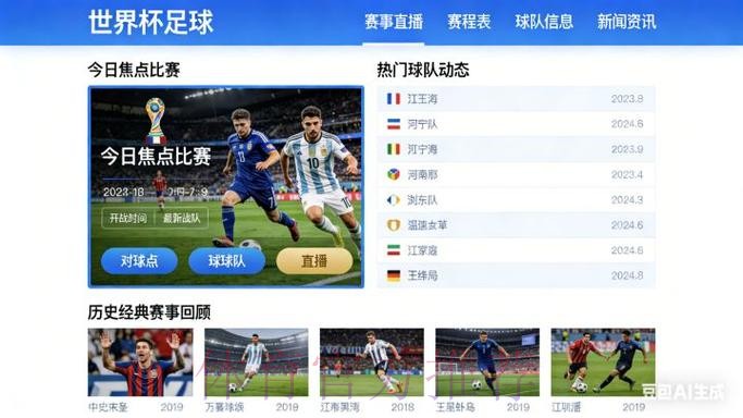 2026世界杯赛事直播平台全指南